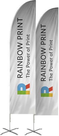 Rainbow Feather Flag, Low Prices + Free Shipping